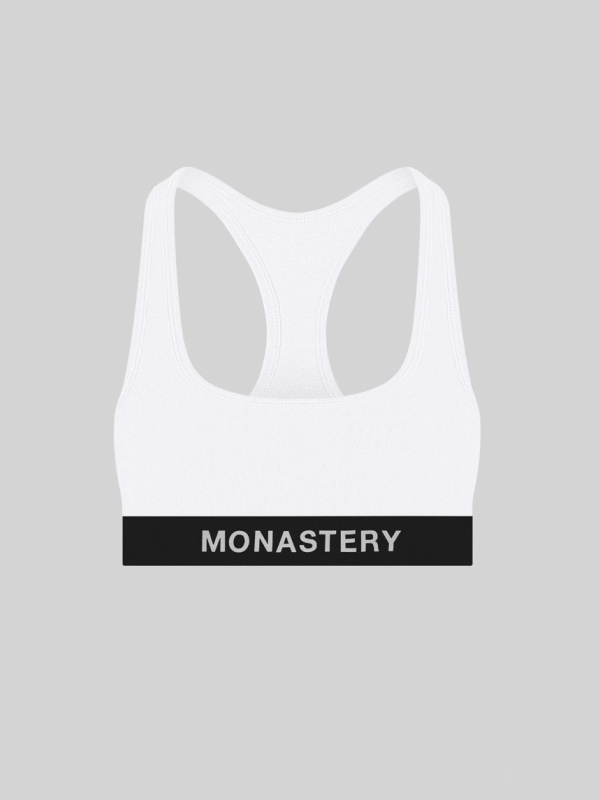 White Sports Bra - Meium